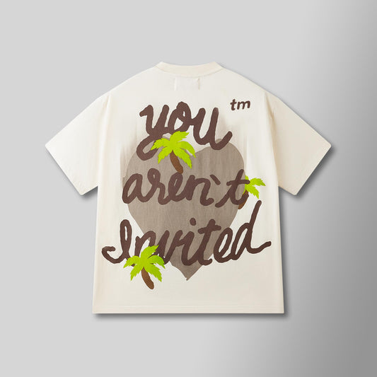 Stained Heart Tee - Cream