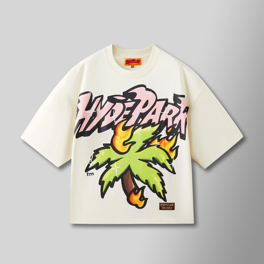 Trouble in Paradise Tee - Sand