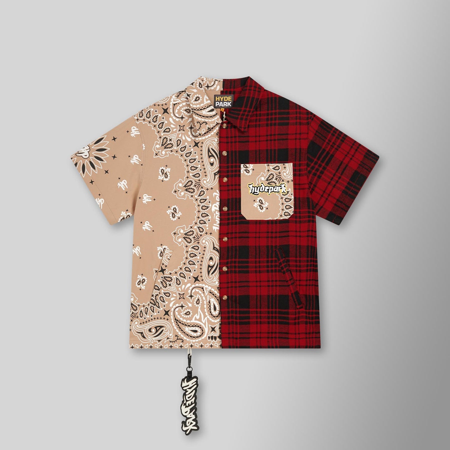 East LA Button-Down Shirt - Red