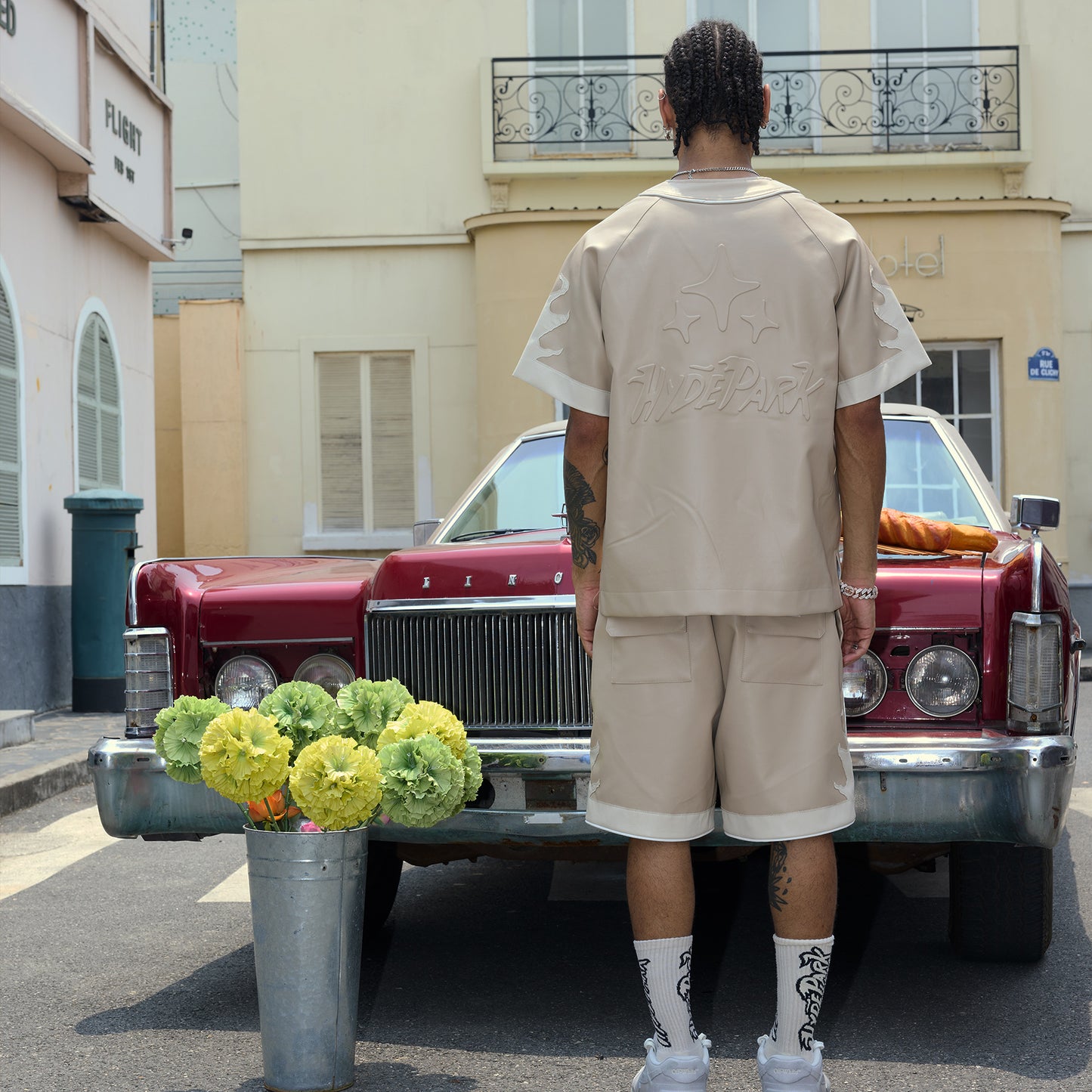 Stanford Shorts - Tan & Cream