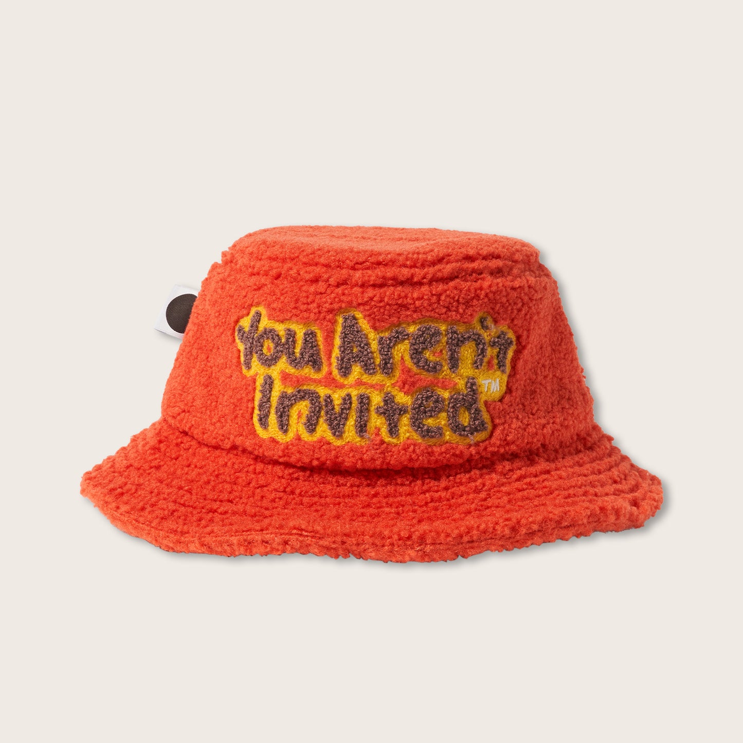 Fuzz Bucket Hat - Red Orange