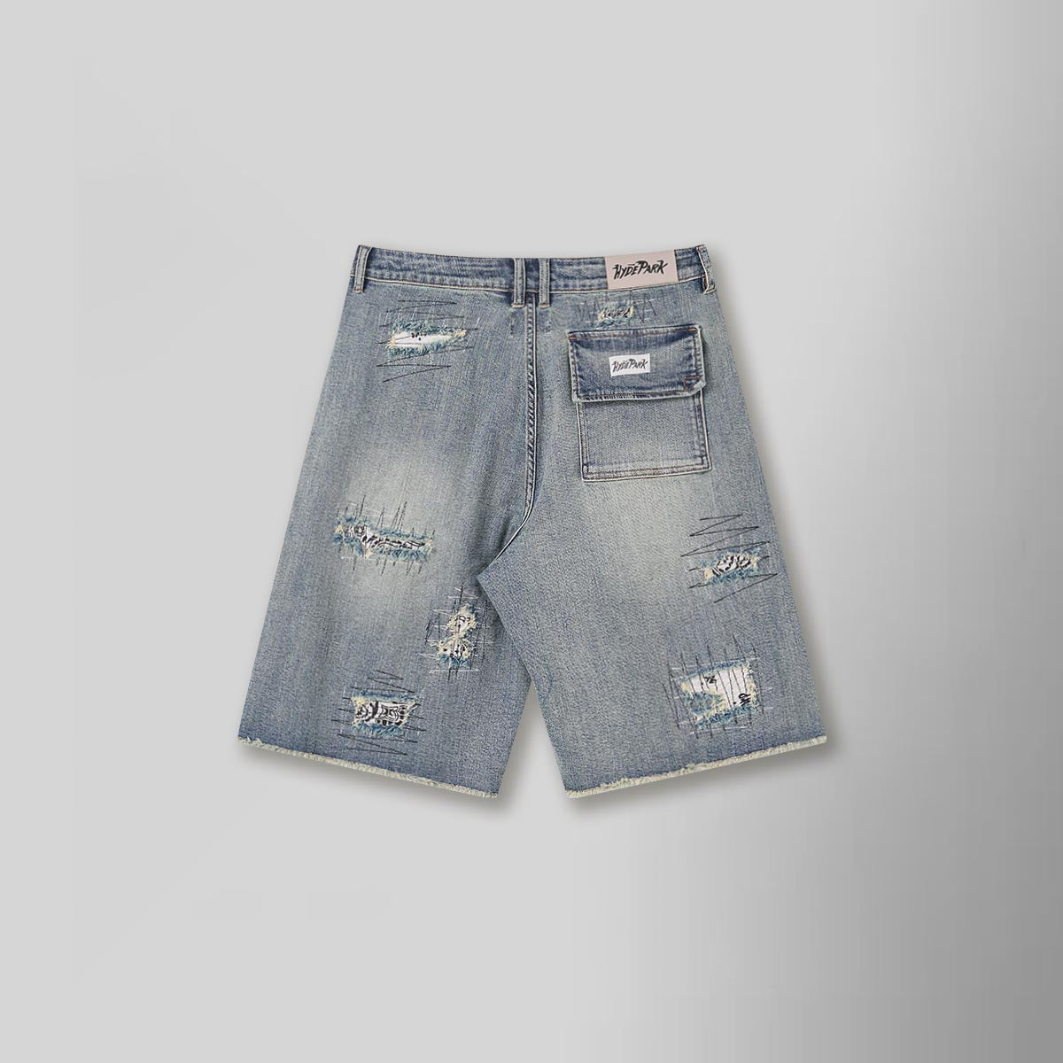 On the Brink Denim Shorts - Blue