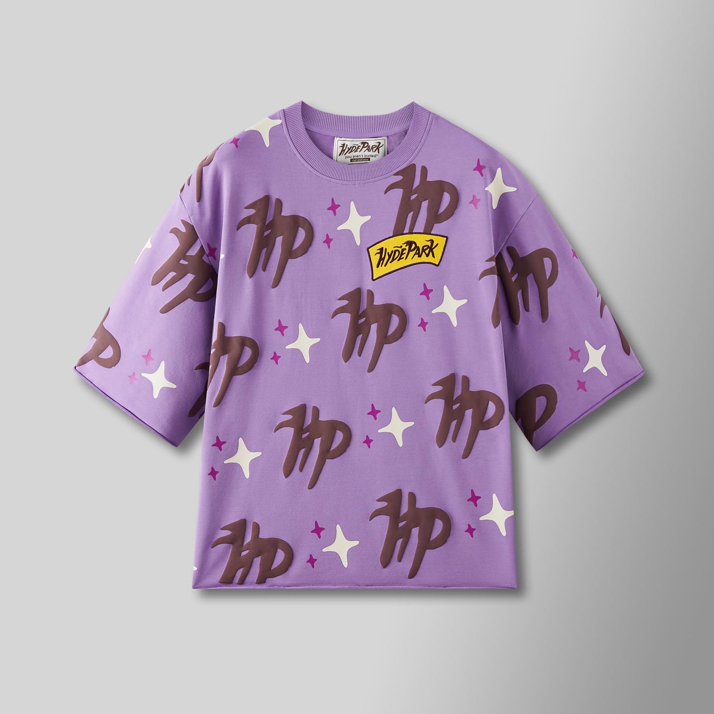 Puff the Magic Pattern Shirt - Purple