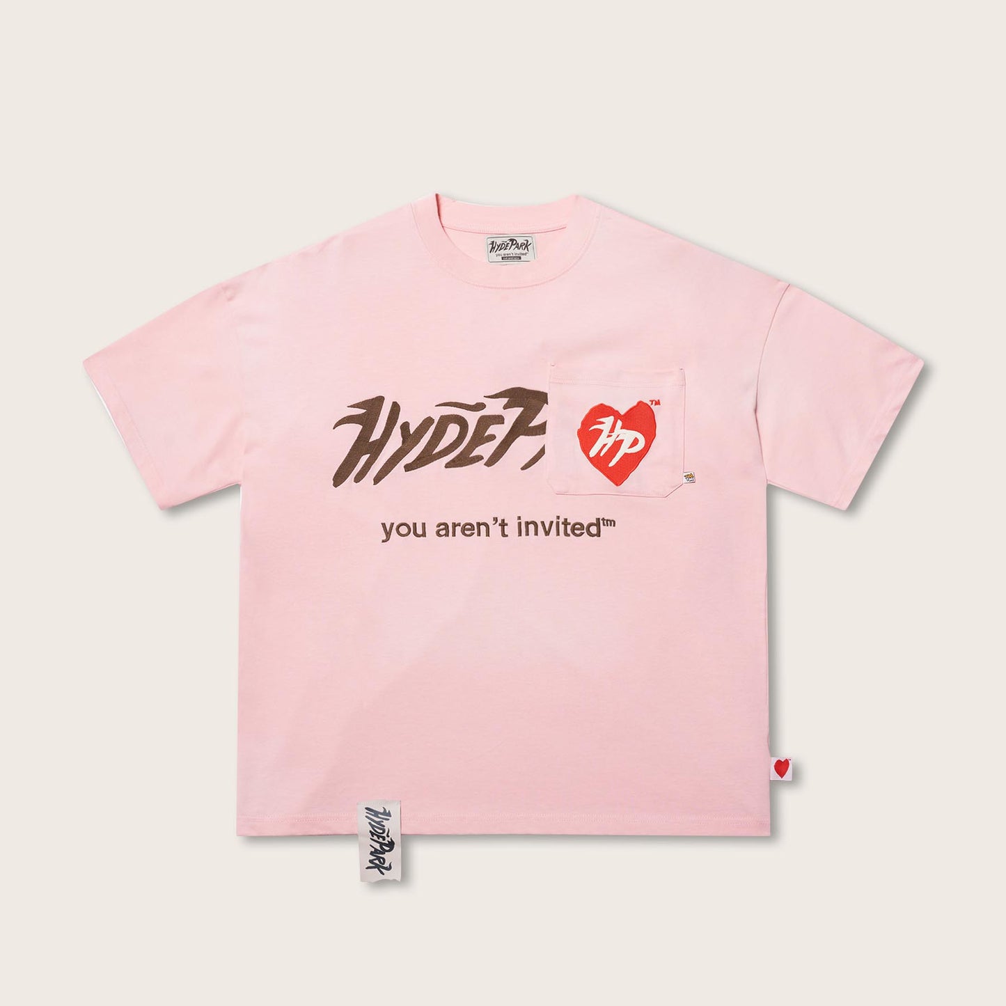 Pockets Full Tee - Pink