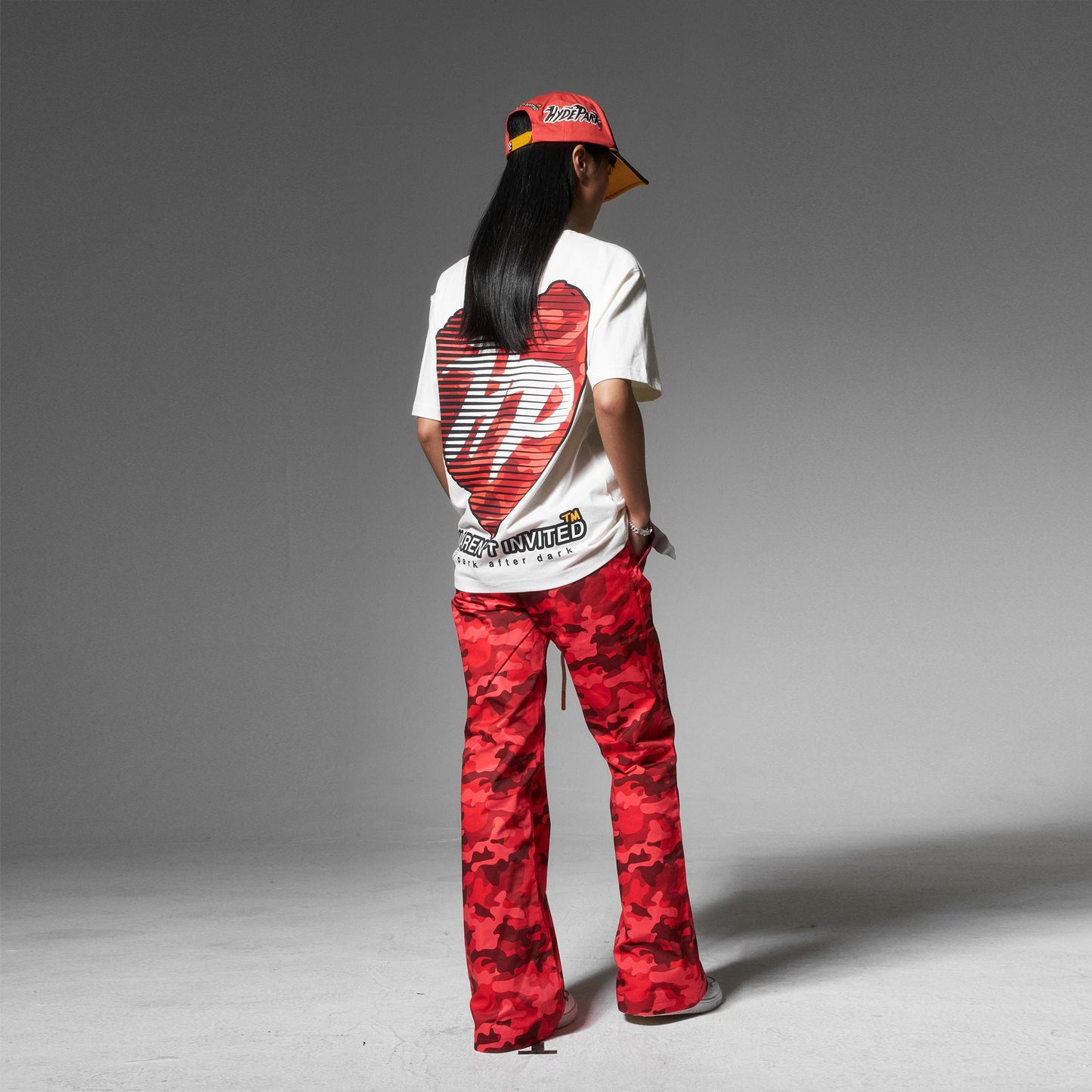 Find The Zip Camo Pant - Red