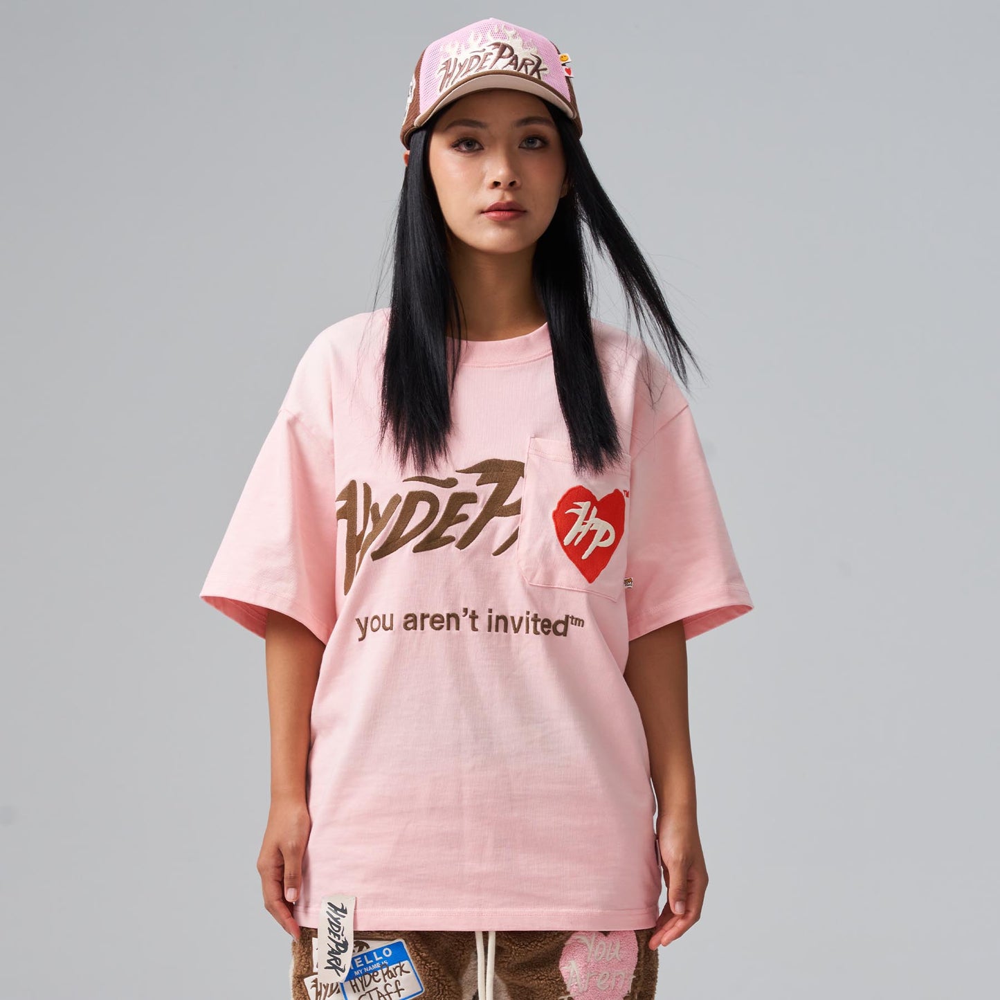 Pockets Full Tee - Pink