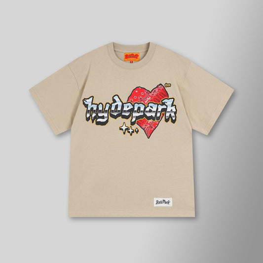 Slab Heart Tee - Cream