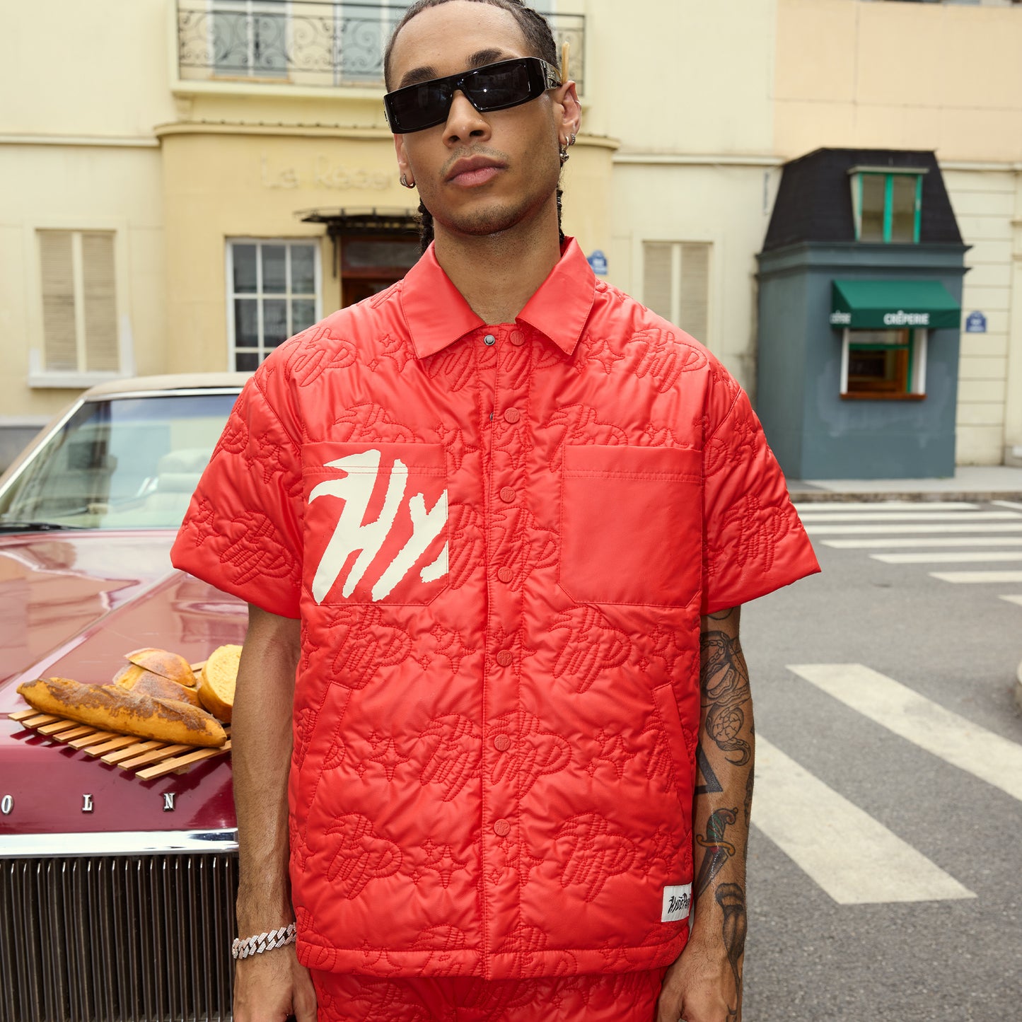 Hyde Puffy Park Work Shirt - Red