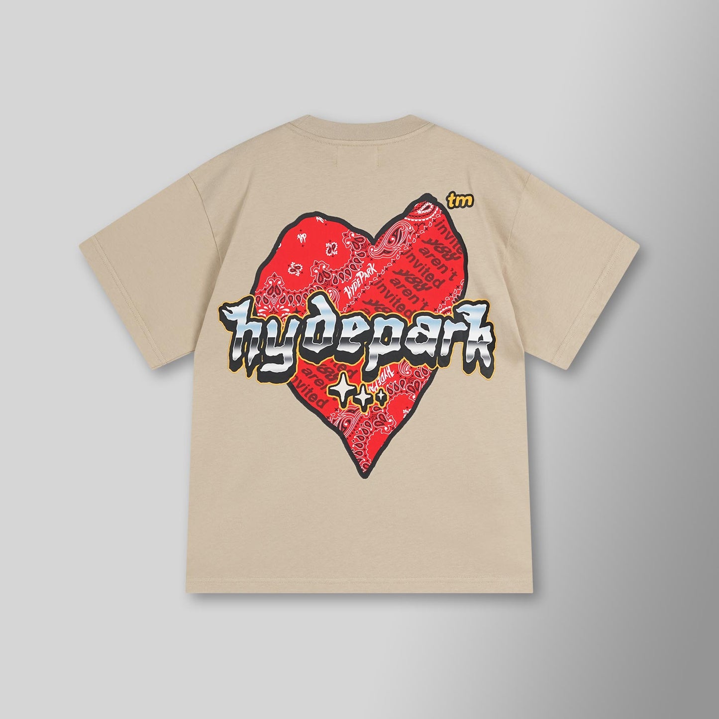 Slab Heart Tee - Cream