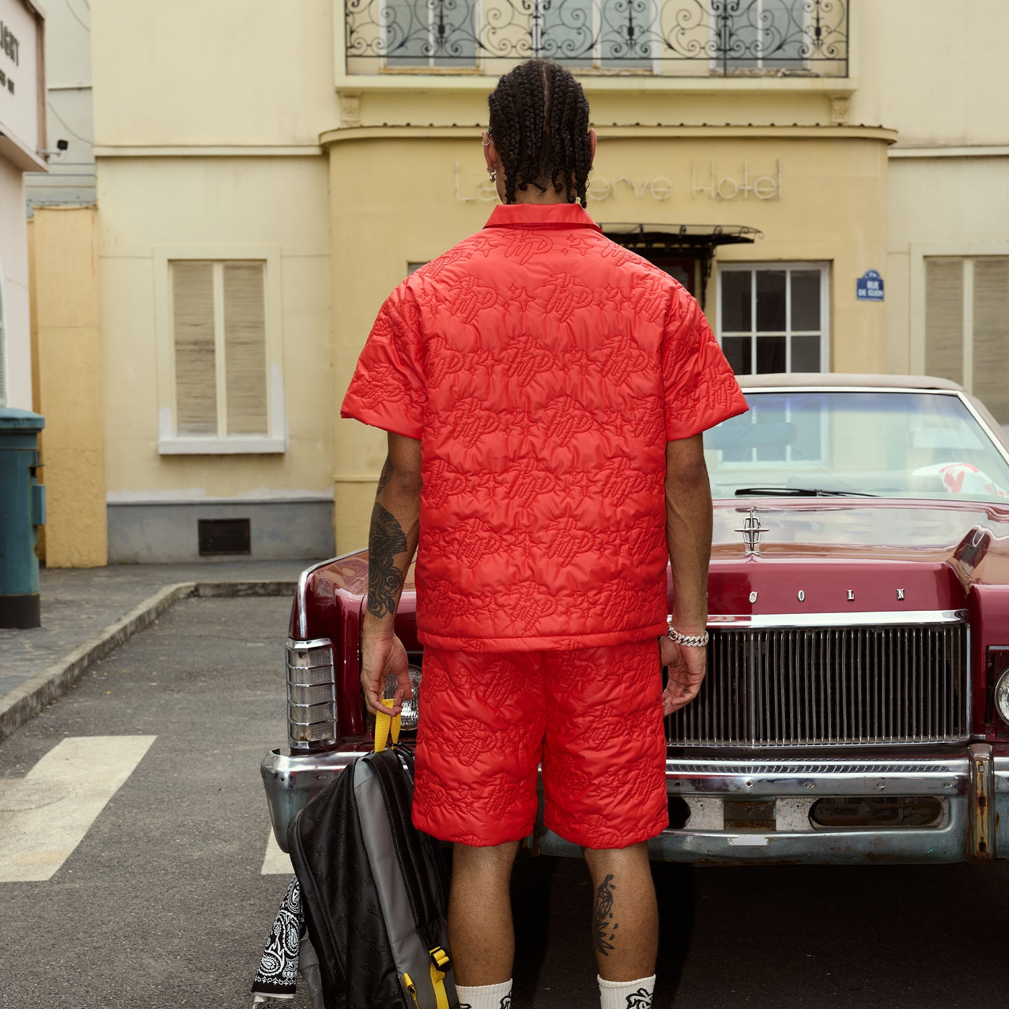 Hyde Puffy Park Shorts - Red