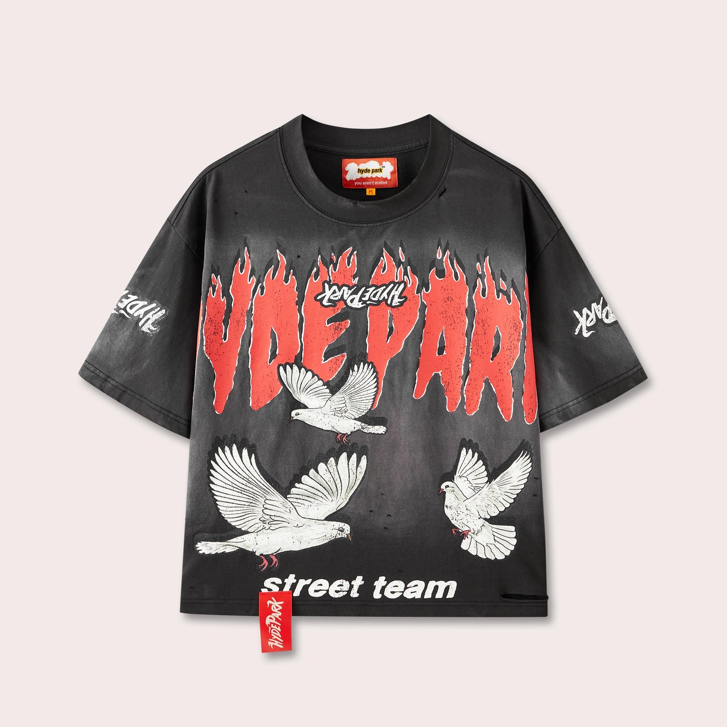 Dover Street Team Tee - Red Black