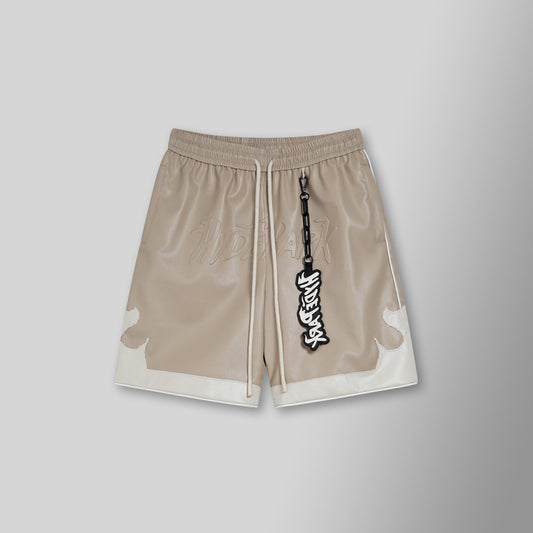 Stanford Shorts - Tan & Cream