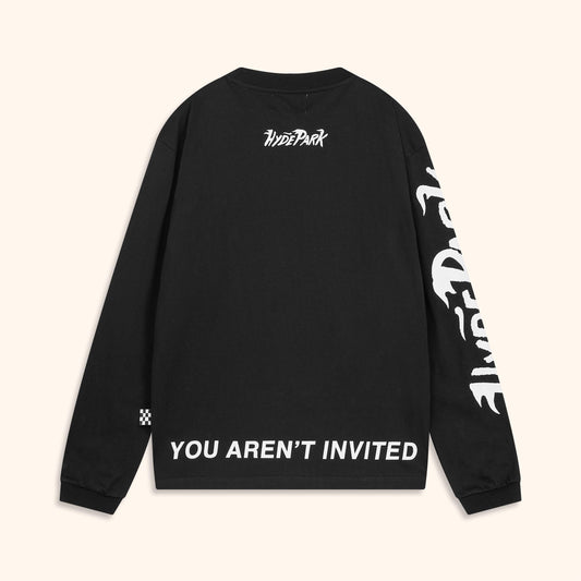 Start Your Engines Long Sleeve - Black