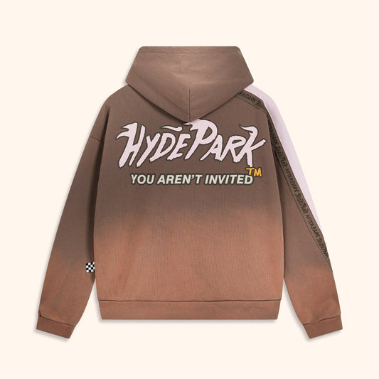 Race To The Top Hoodie - Brown