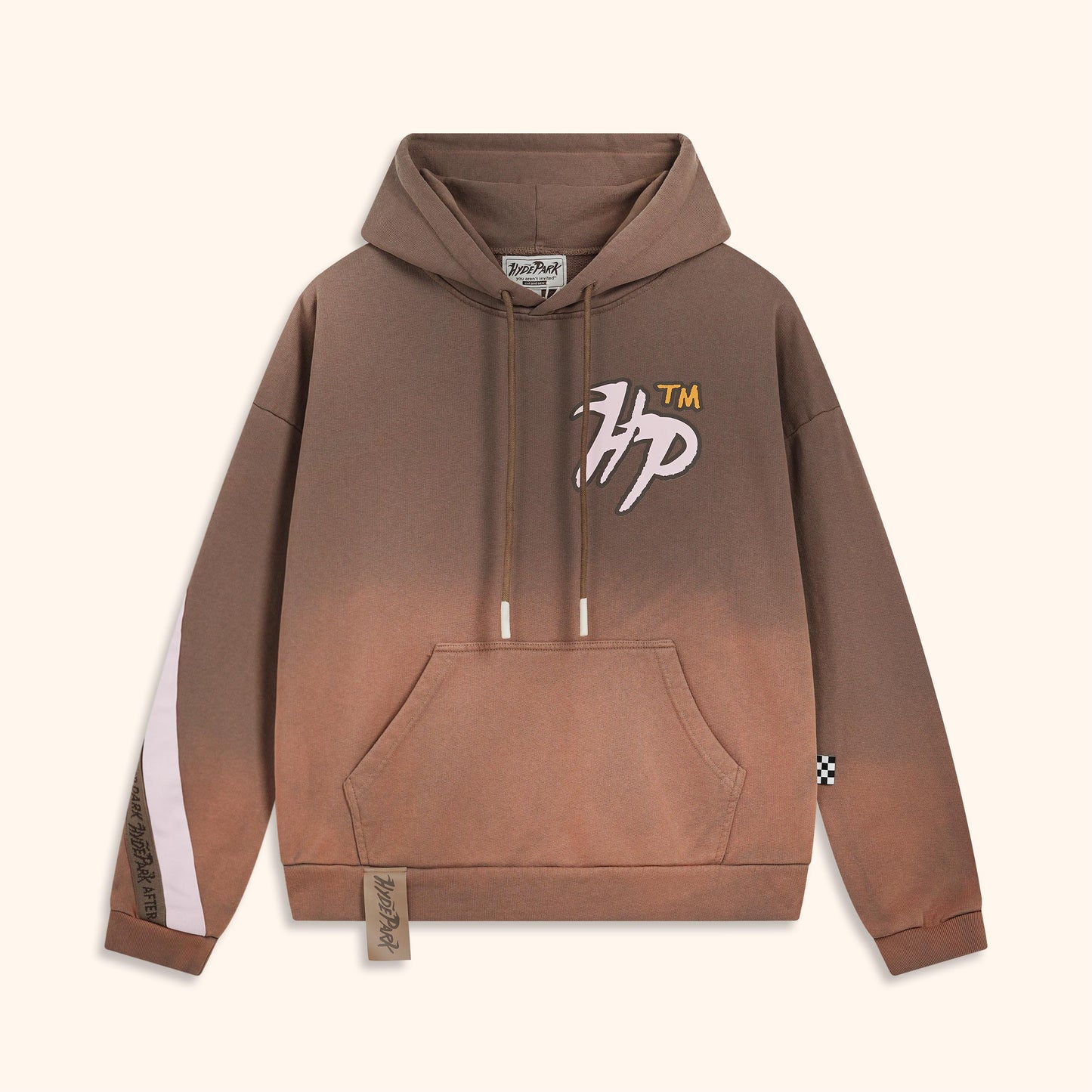 Race To The Top Hoodie - Brown