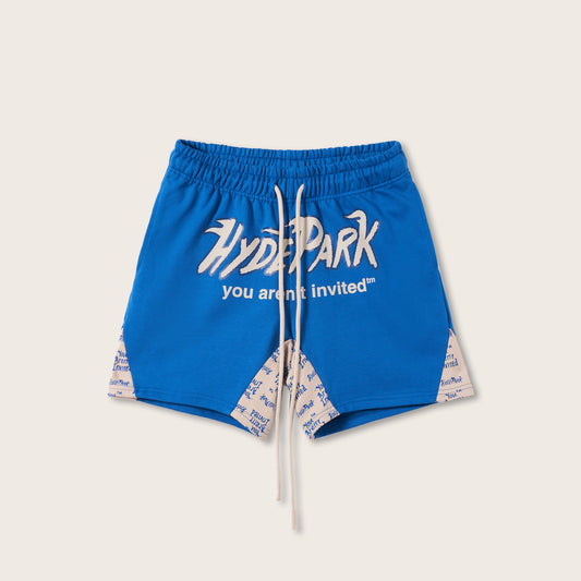 Heritage Panel Shorts - Blue