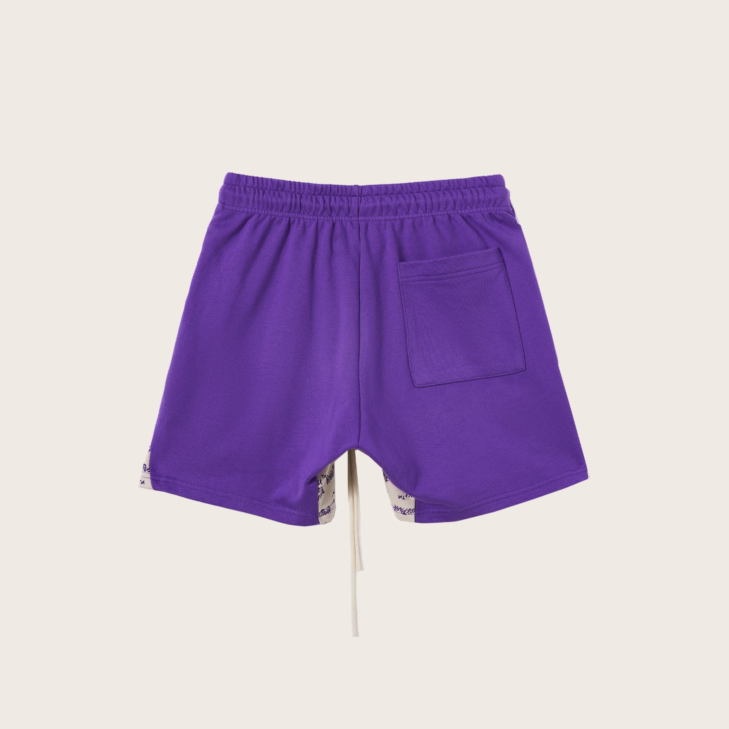 Heritage Panel Shorts - Purple