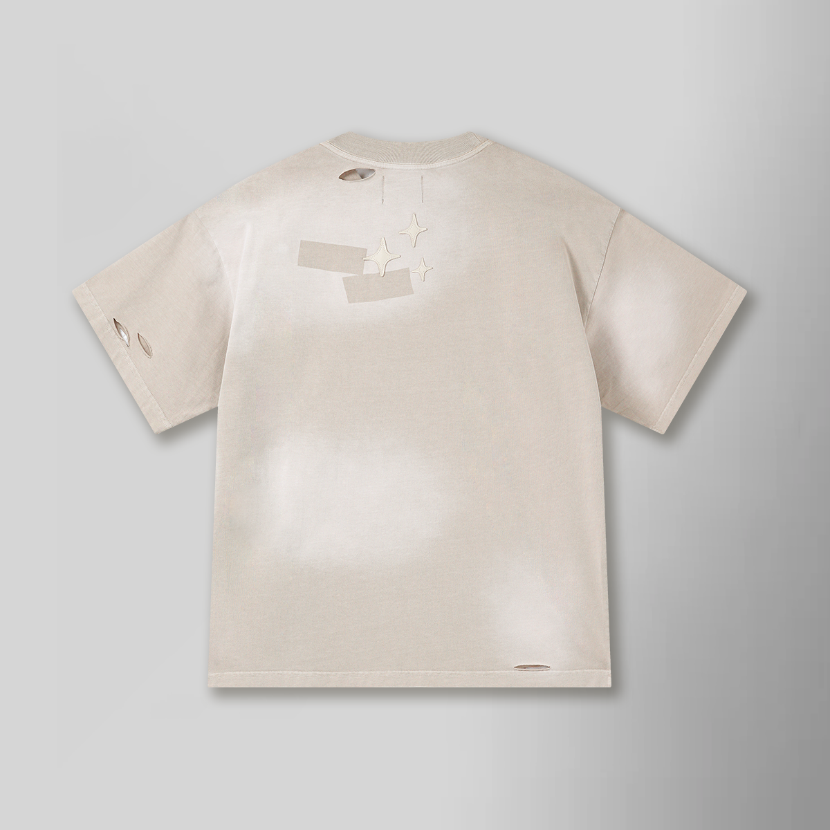 Distressed Pocket Tee - Marble