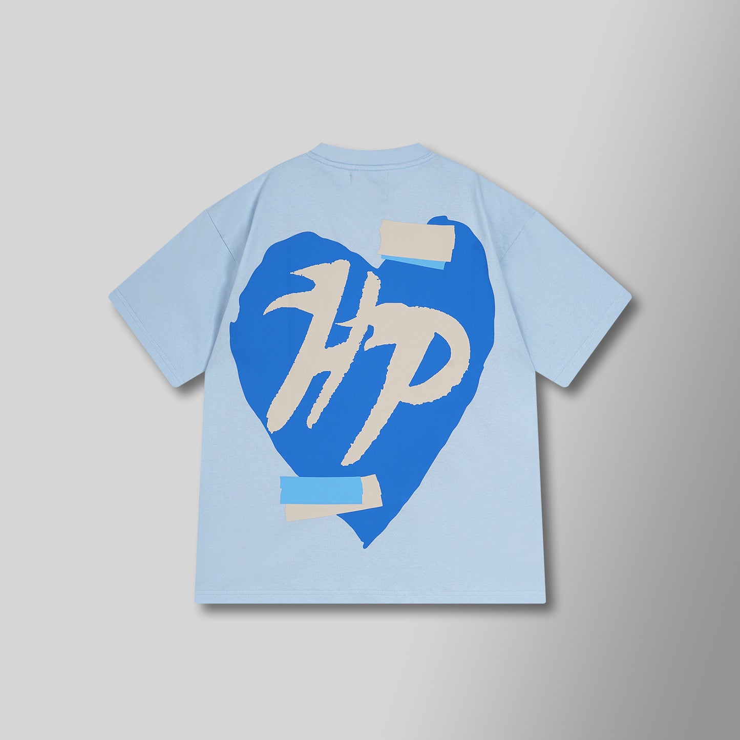 Slap Tape Tee - Ice Blue