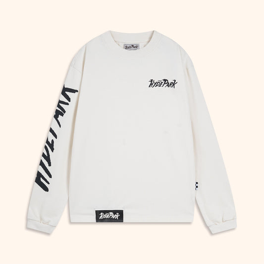 Start Your Engines Long Sleeve - White