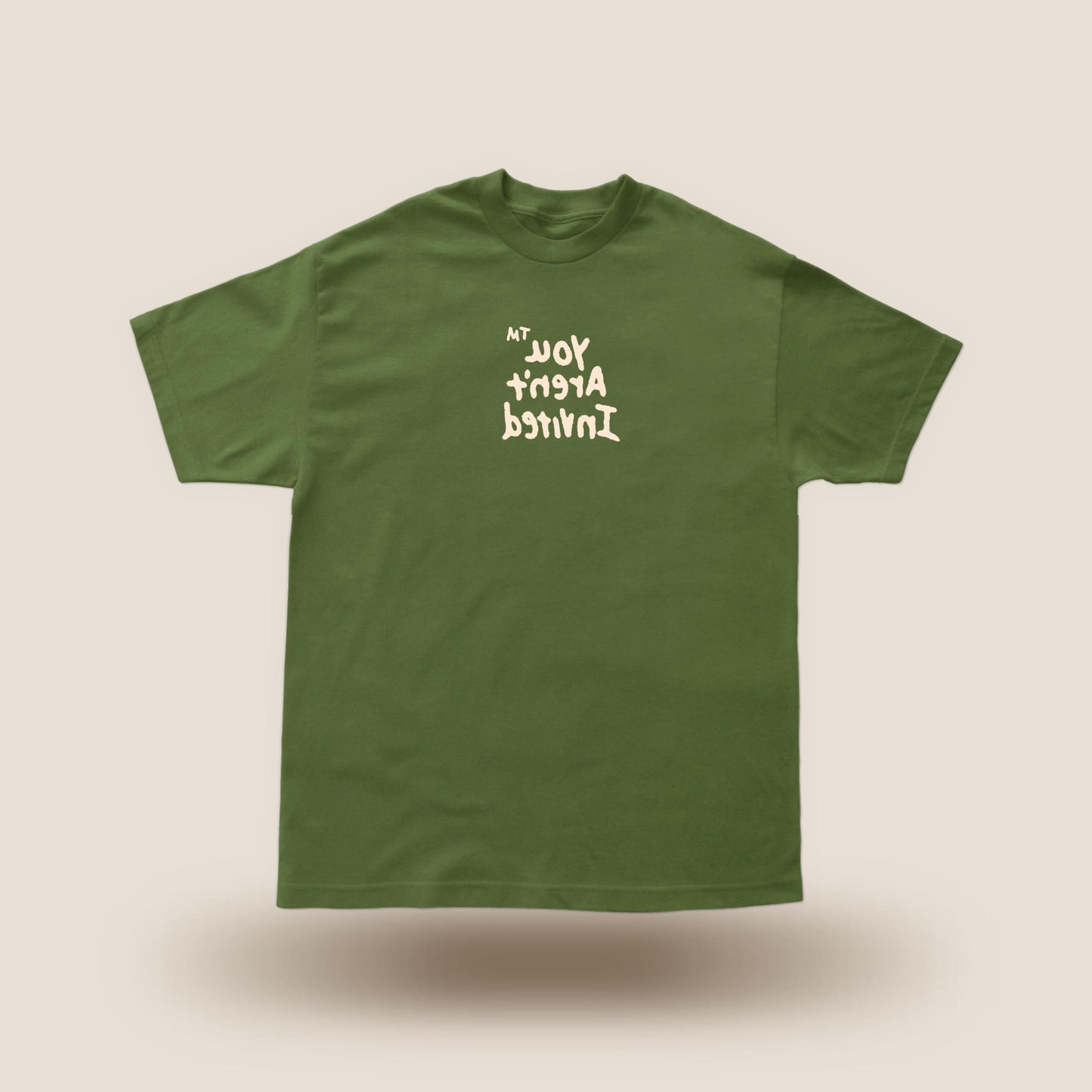Dead Rose Writer Tee - Olive Green